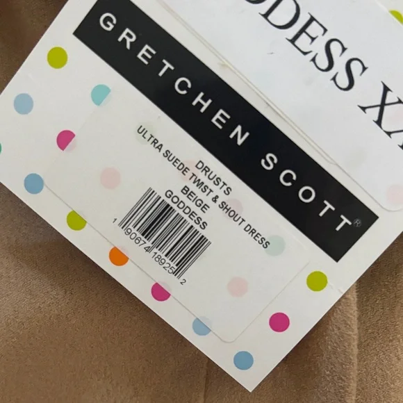 Gretchen Scott Designs Tan Long Sleeve Dress - Picture 7 of 7